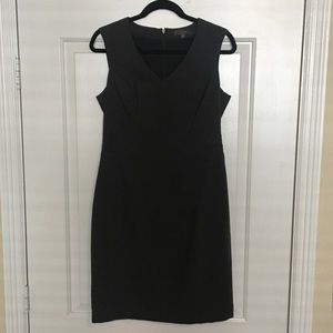 The Limited "Luxe" Charcoal Grey Pinstripe Dress